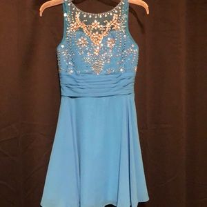 Teal Homecoming dress